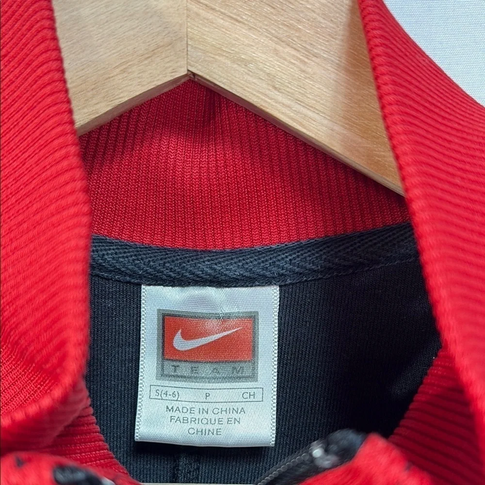 🚢 Nike OSU Buckeyes Black Red Athletic full-zip Sweatshirt Texas Longhorns